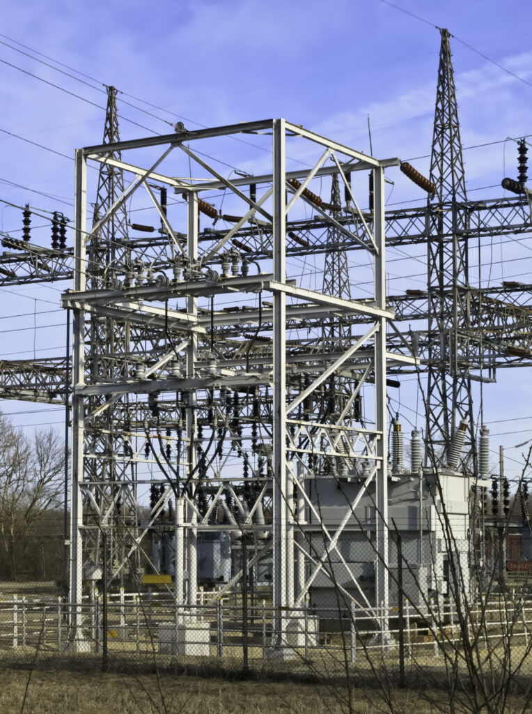 part of electrical substation with steel lattice s 2026 03 26 09 20 50 utc